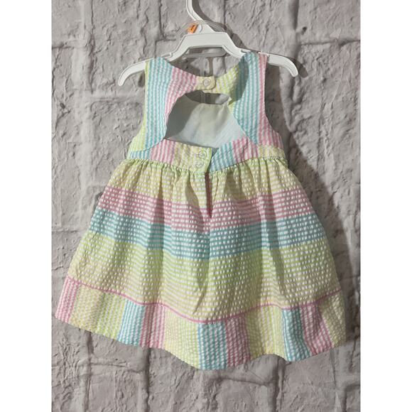 Emily Rose Seersucker Cupcake Dress with Diaper Cover 12 M - Picture 6 of 7